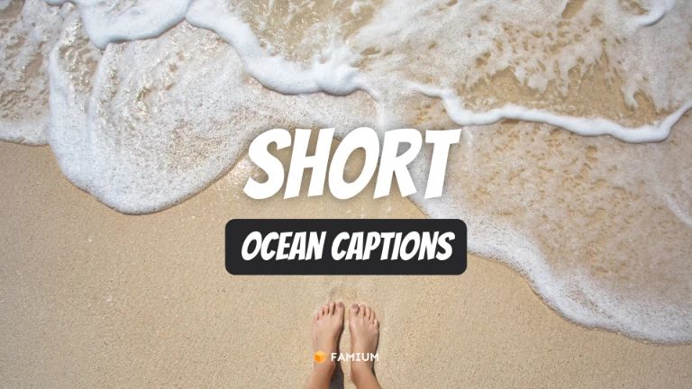 Short Ocean Captions for Instagram